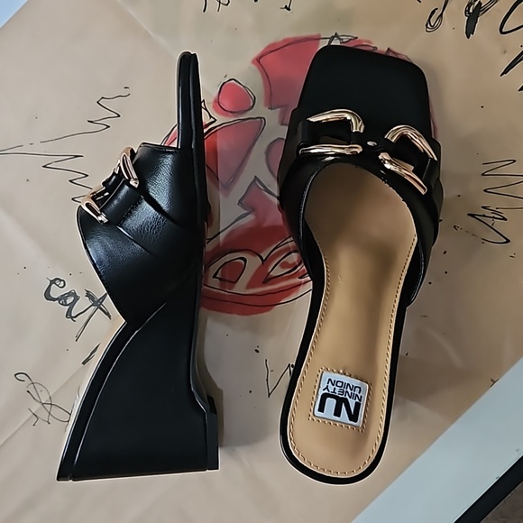 NINETY UNION Kelsy Wedge Heels - Picture 9 of 9